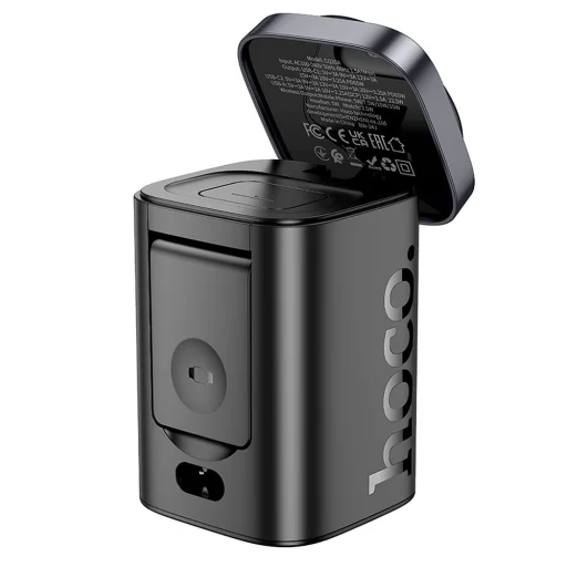 HOCO vezeték nélküli töltő 6 az 1-ben Apple Watch kompatibilis PD QC 65W CQ20A fekete - 3