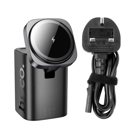 HOCO vezeték nélküli töltő 6 az 1-ben Apple Watch kompatibilis PD QC 65W CQ20A fekete - 10