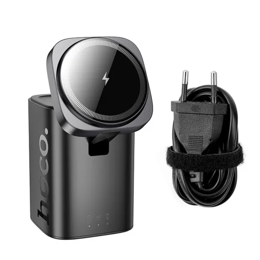 HOCO vezeték nélküli töltő 6 az 1-ben Apple Watch kompatibilis PD QC 65W CQ20A fekete - 2