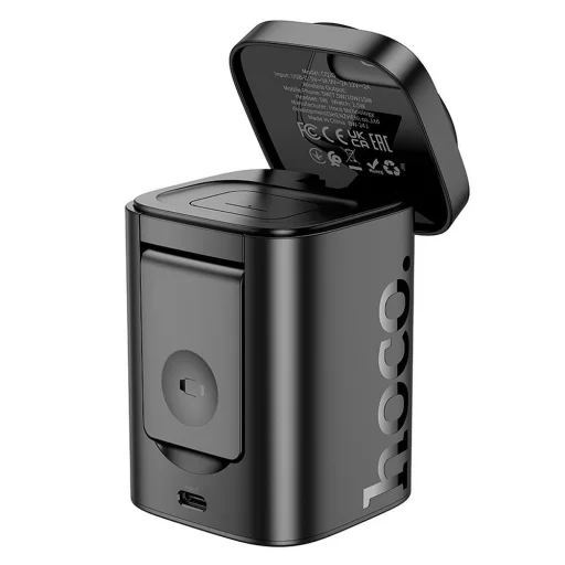 HOCO vezeték nélküli töltő 3in1 kompatibilis APPLE Watch 15W CQ20 fekete - 5