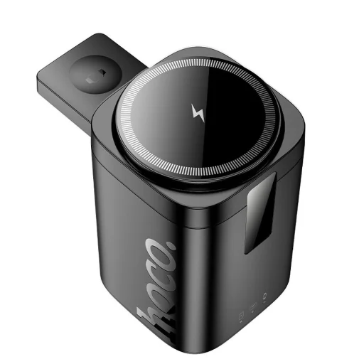 HOCO vezeték nélküli töltő 3in1 kompatibilis APPLE Watch 15W CQ20 fekete - 7