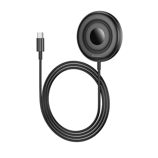 HOCO vezeték nélküli töltő kompatibilis MagSafe-fel, digitális kijelzővel, 2A, 15W, fekete - 2