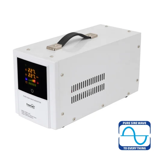 Home UPS 1000 szünetmentes táp- és feszültségstabilizátor, 1000 VA látszólagos teljesítmény, 140 – 275 V ~ bemenő hálózati feszültséghez - 1