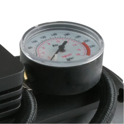 SAL 90304 autós kompresszor, 250 PSI, 18 bar, 10 A, 3 fúvókaadapter, 2,5m vezeték - 3