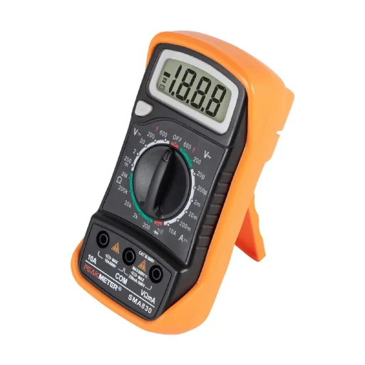 Home SMA 830 digitális multiméter, gyenfeszültség, váltófeszültség, egyenáram, ellenállás mérése, tartozékok: mérőzsinór - 2