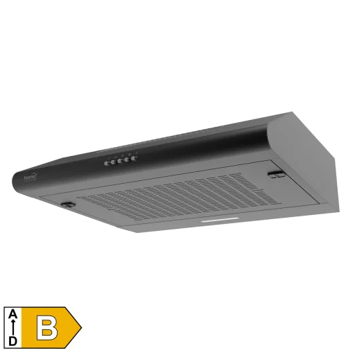 Home KPE 6020B konyhai páraelszívó TORNADO, három sebességfokozat, légszállítás: 200 m3/h, 38 W, 60 cm, fekete - 1