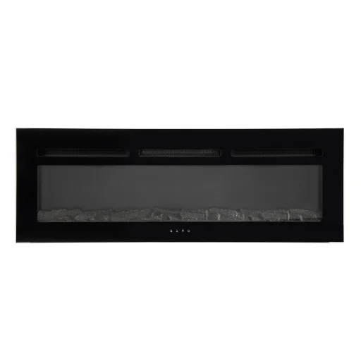 Home FKKI 06 beépíthető vagy falra szerelhető elektromos látványkandalló, 1000W/2000W, heti program, távirányító - 2