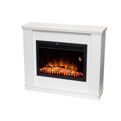 Home FKKF 01 + FKKI 03 KIT FKK Bora Bora beépíthető elektromos látványkandalló kerettel, fehér - 2