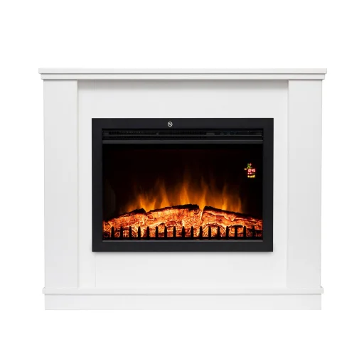 Home FKKF 01 + FKKI 03 KIT FKK Bora Bora beépíthető elektromos látványkandalló kerettel, fehér - 1