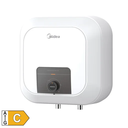 MIDEA elektromos vízmelegítő, bojler, 2500 W, 30 liter, konyhapult fölé szerelhető, IPX4, zománcozott, 30-75 °C, 0,75 MPa - 1