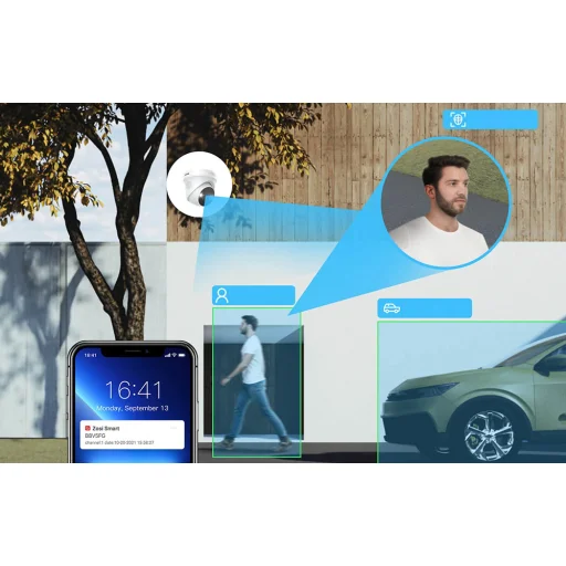 IP Kamera ZOSI C225 4 db WiFi 5MP + NVR 8 csatornás + 2TB HDD - 6