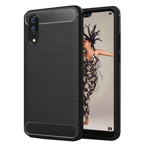 CARBON tok HUAWEI P20 Pro fekete - 1