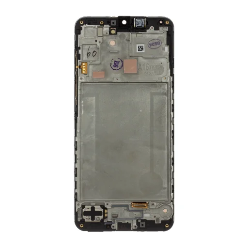 LCD kijelző + Érintőegység + Előlap Samsung A166 Galaxy A16 5G Fekete (Szervizcsomag) - 2