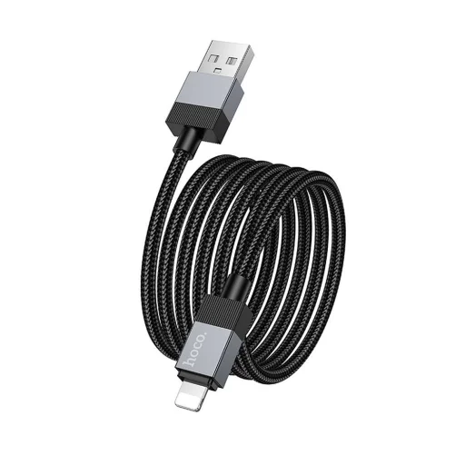 HOCO kábel USB A - Lightning 2,4A X110 fekete - 3