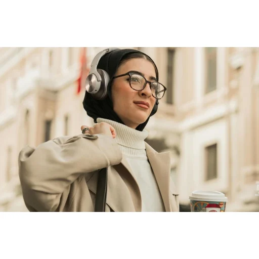 OneOdio A10 Vezeték nélküli Fejhallgató ANC (fehér) - 5