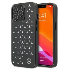 Mercedes MEHCP13LESPBK iPhone 13 Pro / 13 6,1" fekete hardcase Ezüst Csillagok Minta tok