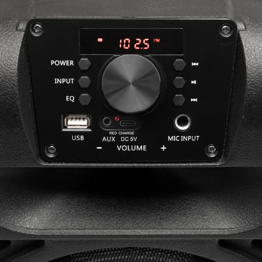 SAL PAR20BTC party hangdoboz, 2-utas hangrendszer, bass-reflex mélysugárzó, Bluetooth, FM rádió, digitális kijelző, LED fényeffekt - 3