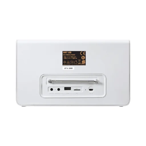 SAL RRT 6B retro táskarádió, multimédia lejátszó, 6 in 1, BT, USB, MicroSD, AUX, FM rádió, kihangosító, beépített mikrofon - 4