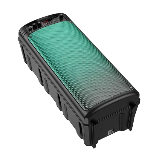 HOCO vezeték nélküli hangszóró bluetooth + vezetékes mikrofon BS52 fekete - 2