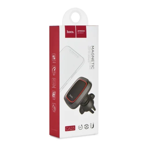 HOCO mágneses autós telefontartó szellőzőrácsra CA23 fekete - 2