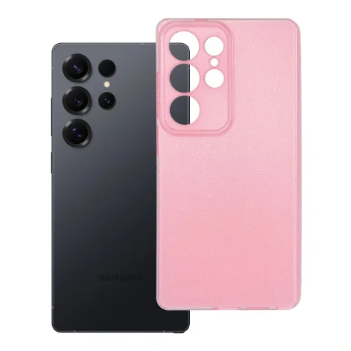 CLEAR CASE 2 mm BLINK puzdro Samsung Galaxy S25 Ultra ružové - 5