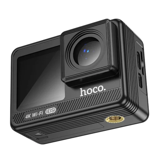 HOCO sportkamera digitális kijelzőkkel 1,3" + 2" rázkódásmentes IPS 4K DV102 fekete - 3