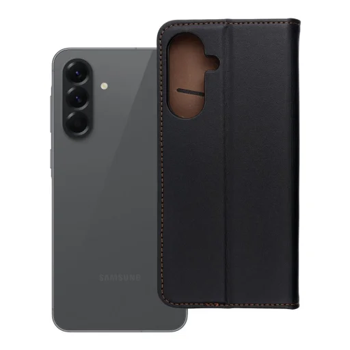 SMART PRO flipové kožené puzdro Samsung Galaxy A56 5G čierne - 12