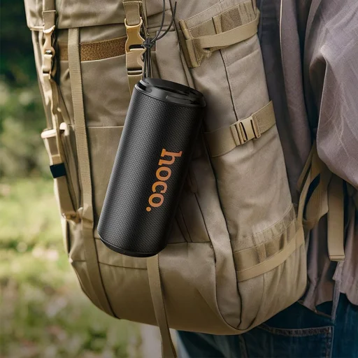 HOCO vezeték nélküli hangszóró Bluetooth 2 x 8W HC27 fekete - 3