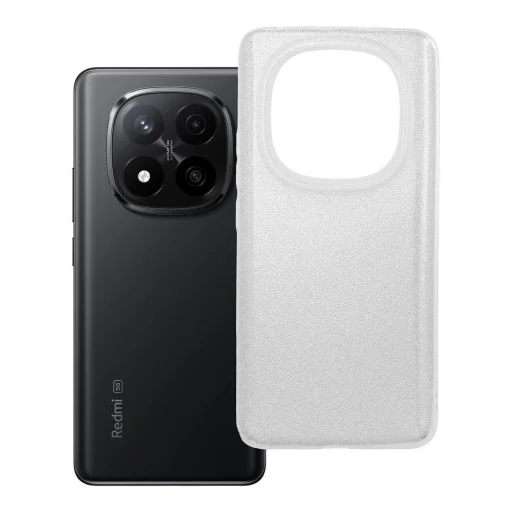 SHINING puzdro XIAOMI Redmi Note 14 Pro Plus 5G strieborné - 5