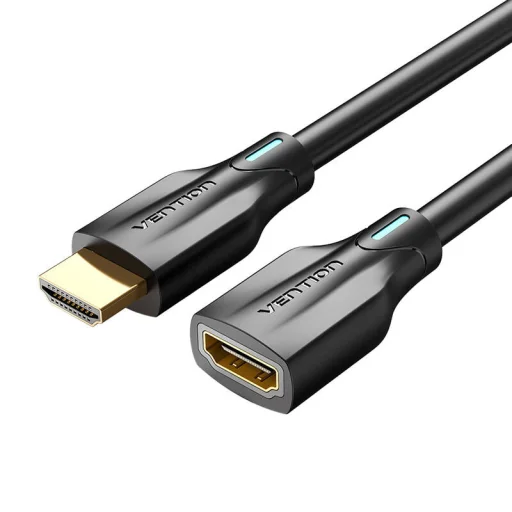 HDMI 2.1 hosszabbító kábel Vention AHBBG, 1,5m, 8K 60Hz/ 4K 120Hz fekete - 1