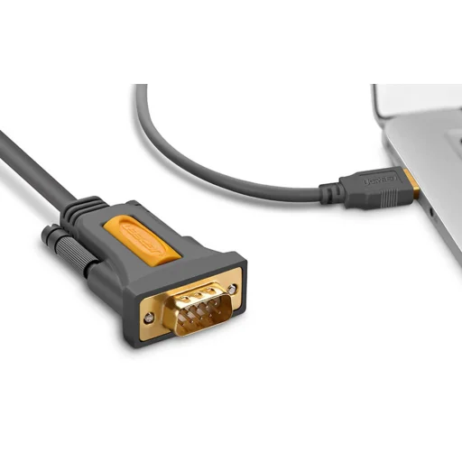 USB - DB9 RS-232 kábel Ugreen CR104, 2m (fekete) - 4