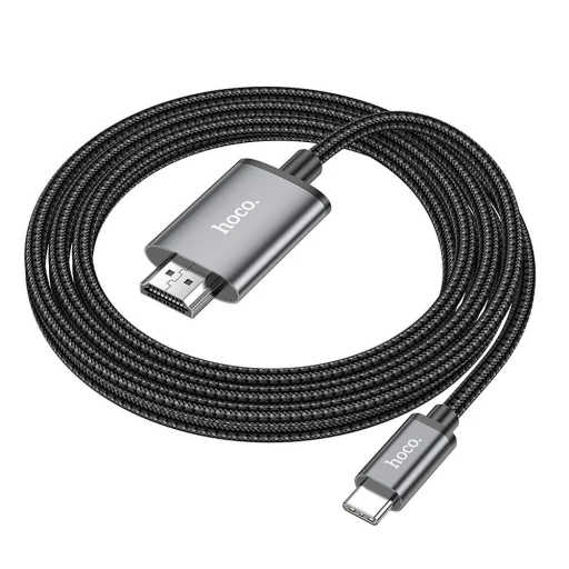 HOCO kábel Type C - HDMI 4K 30Hz UA27 2 m fém szürke - 6