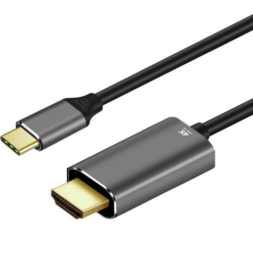 ART kábel Type C (férfi) - HDMI 2.0 (férfi) 4K 60Hz C4-2 1.8 m fekete - 1