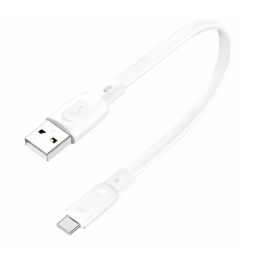 USB-A - USB-C Foneng X107 3A kábel, 0,25m (fehér) - 1