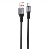 Foneng X112 USB-A - USB-C kábel, 3A, 1m (fekete) thumbnail