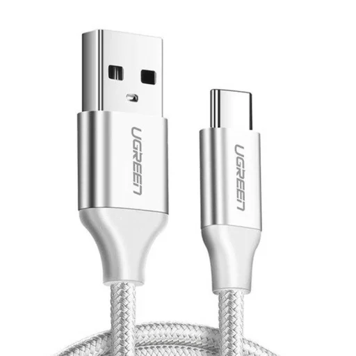 UGREEN USB-USB-C kábel, QC3.0, 0,25m (fehér) - 1