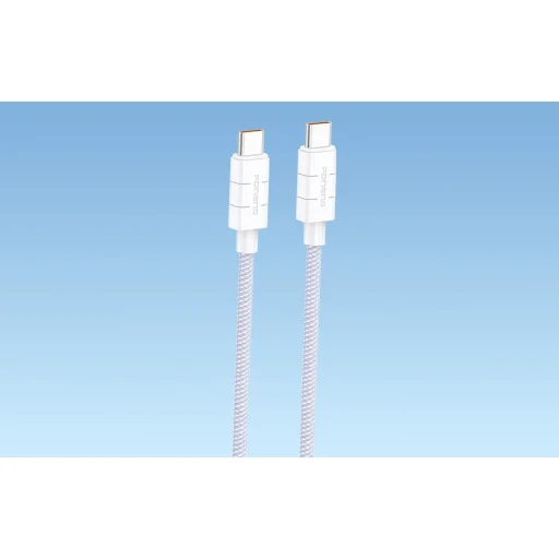 Kábel USB-C to USB-C Foneng XS02 60W, 1,2m (lila) - 3