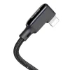 USB to Lightning kábel, Mcdodo CA-7300, derékszögű, 1.8m (fekete) thumbnail