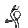 USB-C kábel Mcdodo CA-5280 LED, 0,5m (fekete) thumbnail