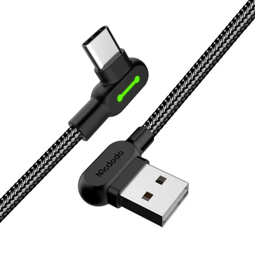 USB-C kábel Mcdodo CA-5280 LED, 0,5m (fekete) - 3