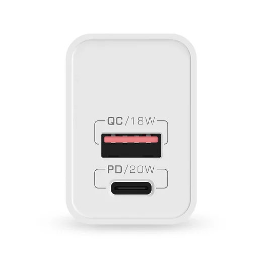 Blitzwolf BW-S20 adapter, USB, USB-C, 20W (fehér) - 2