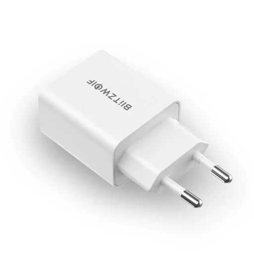 Blitzwolf BW-S20 adapter, USB, USB-C, 20W (fehér) - 3