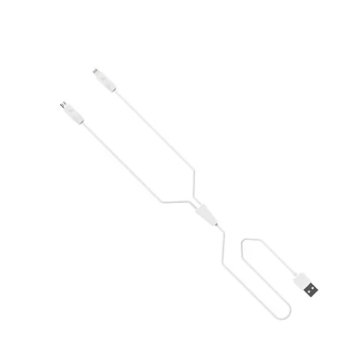 USB-A - Lightning kábel Hoco Rapid X1, 18W, 2.4A, 1m, fehér - 2