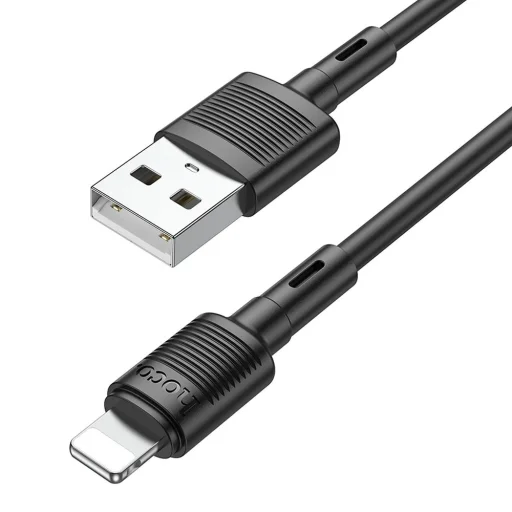 HOCO kábel USB A - Lightning 2,4A X83 1 m fekete - 2