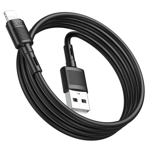 HOCO kábel USB A - Lightning 2,4A X83 1 m fekete - 3