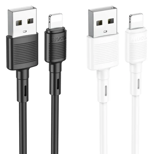 HOCO kábel USB A - Lightning 2,4A X83 1 m fekete - 5