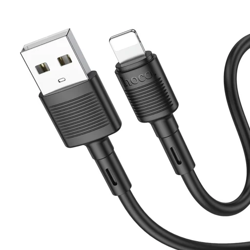 HOCO kábel USB A - Lightning 2,4A X83 1 m fekete - 1