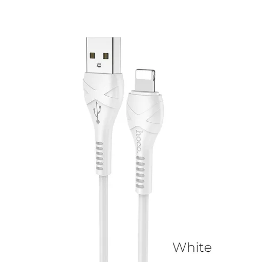 HOCO kábel USB A - Lightning X37 1 m fehér, - 1