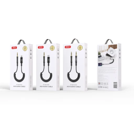 XO kábel audio NB-R255C jack 3,5mm - jack 3,5mm 1,0m fekete - 2