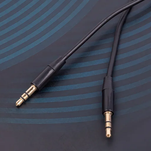 Maxlife audio kábel jack 3.5 mm - jack 3.5 mm 1m fekete - 4